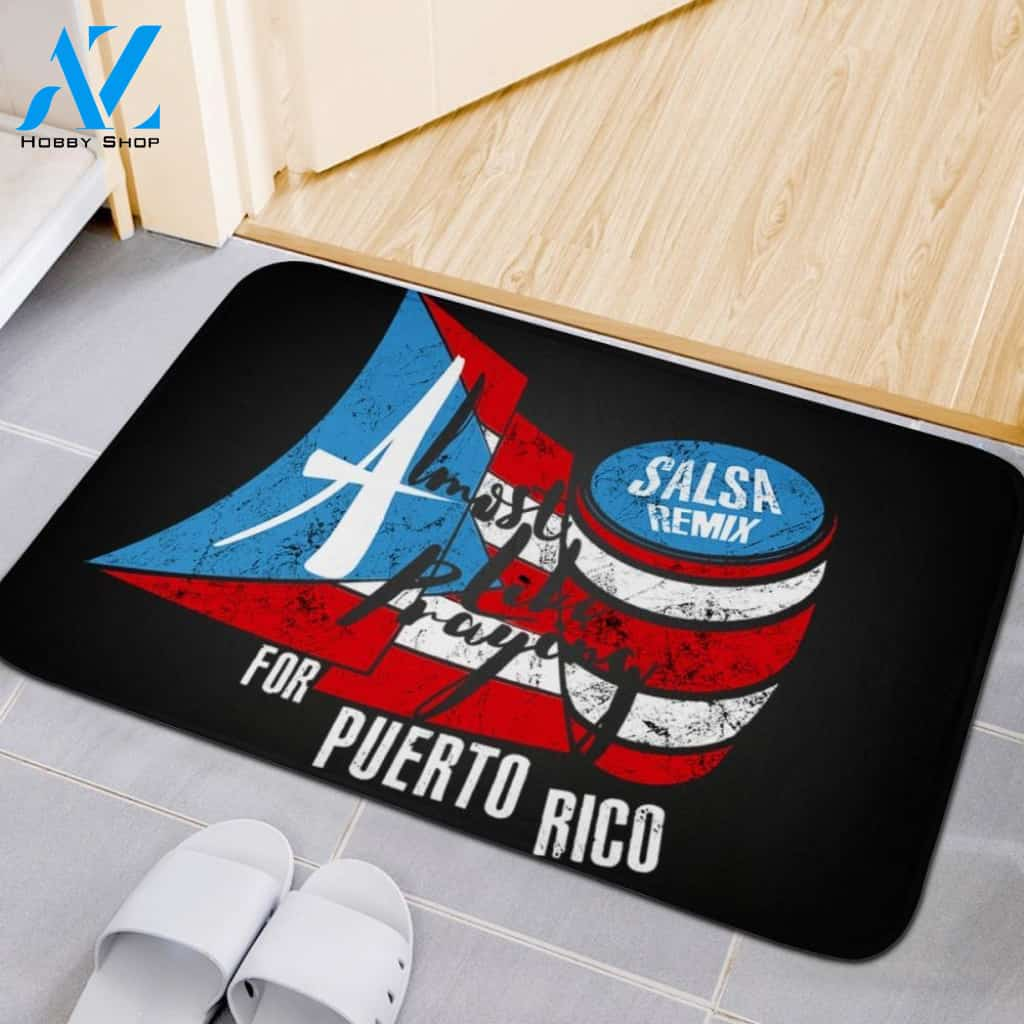 Almost Like Praying For Puerto Rico Doormat