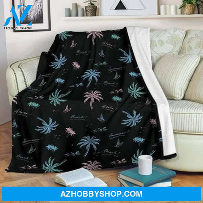 Aloha Hawaii Pattern Blanket