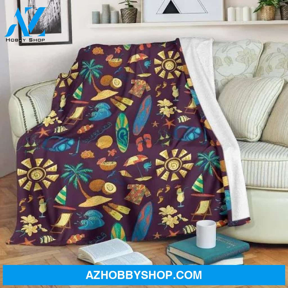 Aloha Hawaii Pattern CLA15100108F Blanket