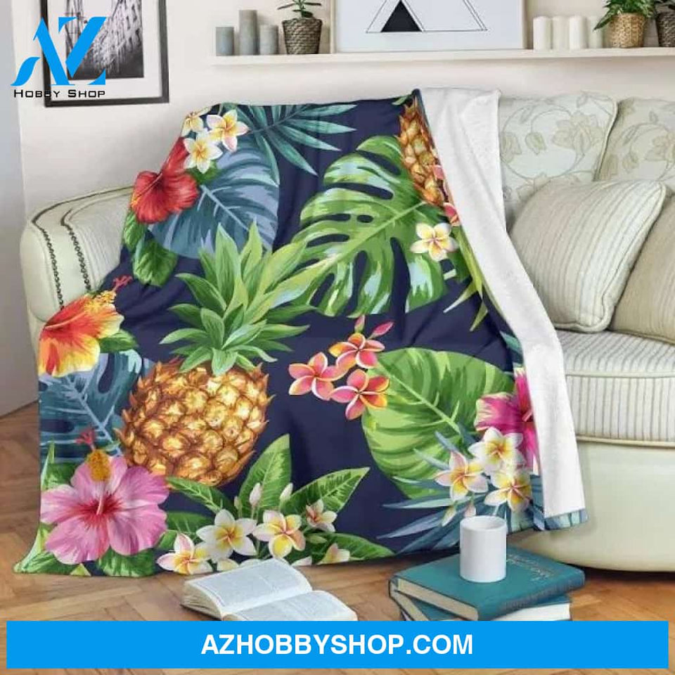 Aloha Hawaii Tropical Blanket