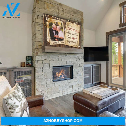 Along With Me - Personalized Custom Photo Canvas