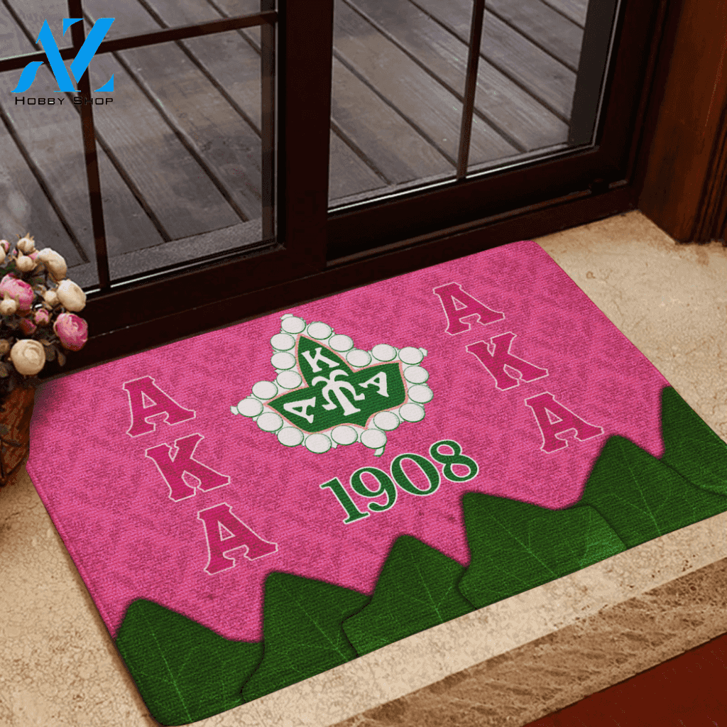 Alpha Kappa Alpha Sorority 1908 Doormat