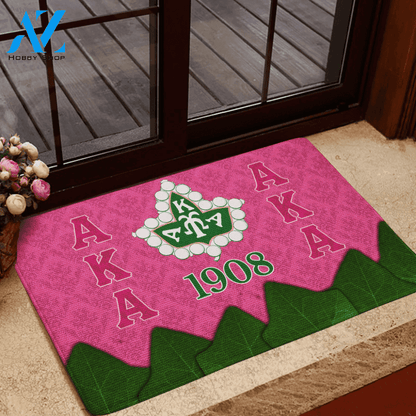 Alpha Kappa Alpha Sorority 1908 Doormat