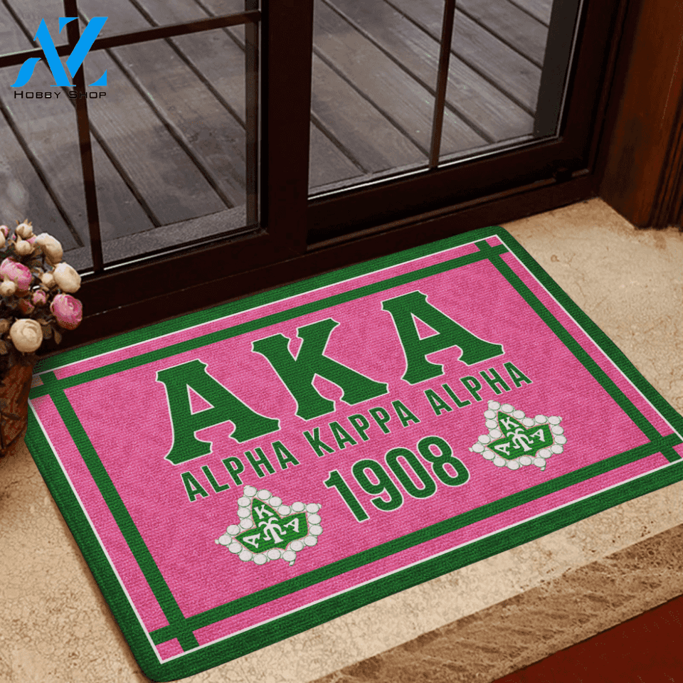 Alpha Kappa Alpha Sorority 1908 Doormat