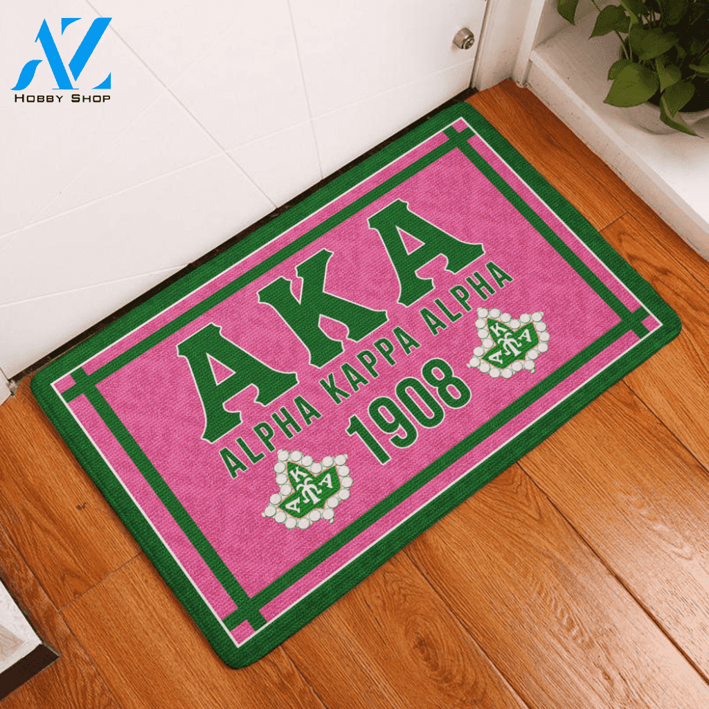 Alpha Kappa Alpha Sorority 1908 Doormat