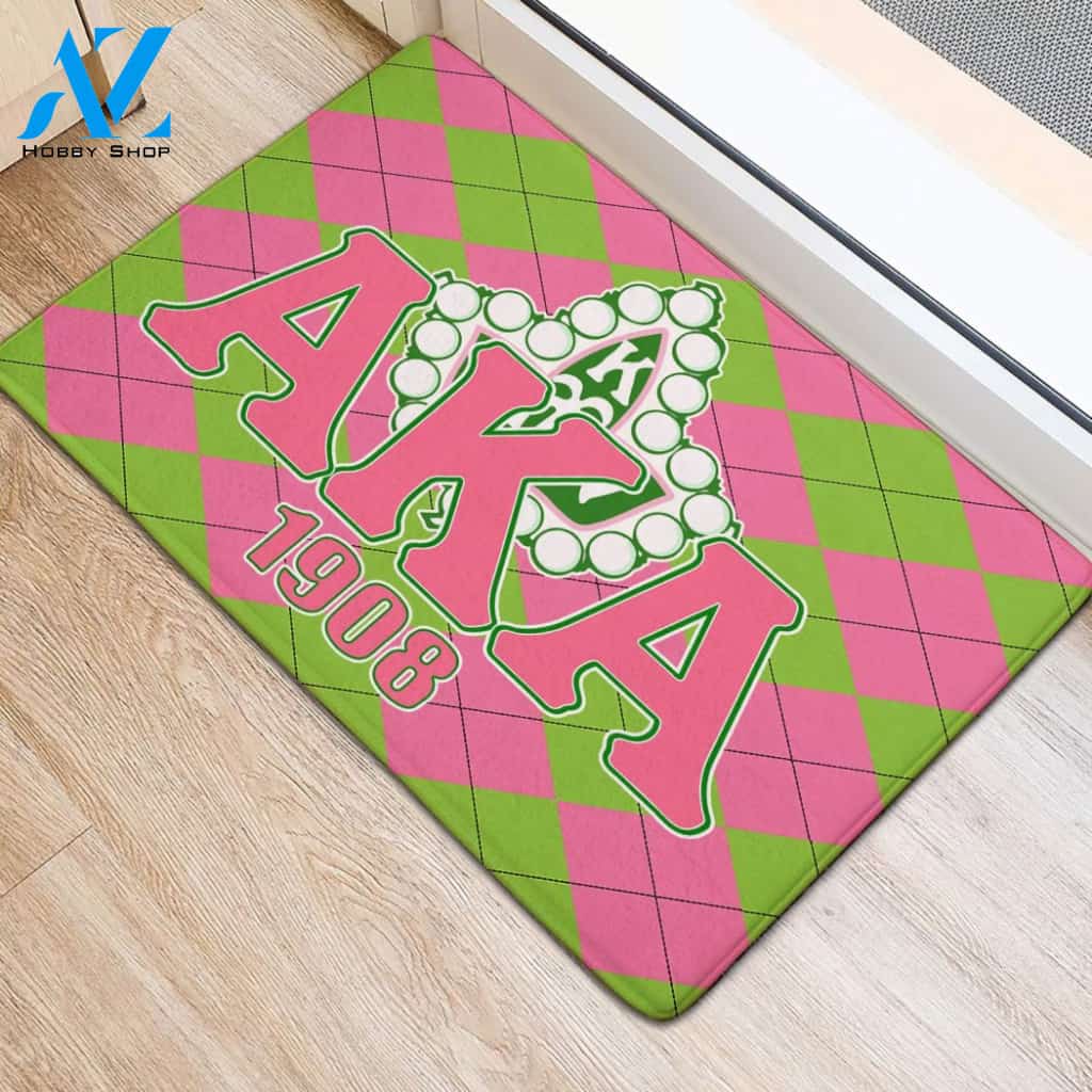 Alpha Kappa Alpha Sorority 1908 Doormat