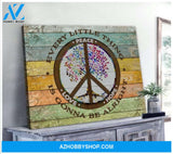 Alright Hippie Wall Art Canvas