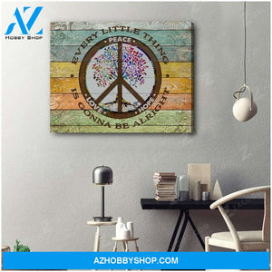 Alright Hippie Wall Art Canvas