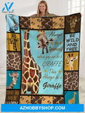 Always Be Yourself Unless You Can Be A Giraffe Blanket Gift For Giraffe Lovers Birthday Gift Home Decor Bedding Couch Sofa Soft and Comfy Cozy