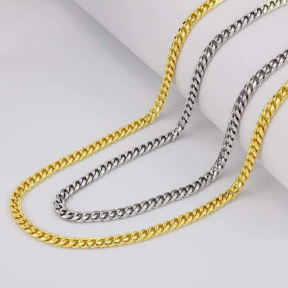 To My Dear Son Necklace Gift - Stay Strong, Be Confident and Just Do Your Best Cuban Link Chain Necklace LX053C