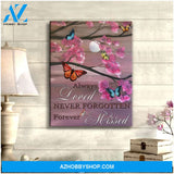 Always Loved Butterfly Canvas Wall Art Decor, Wall Decor Visual Art