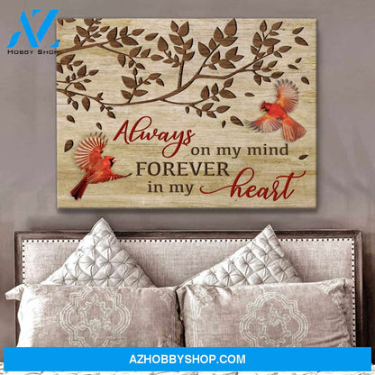 Always On My Mind Canvas Wall Art Decor, Wall Decor Visual Art