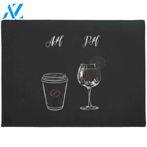 AM Coffee PM Aperol Spritz Best Bartender Doormat Welcome Mat House Warming Gift Home Decor Funny Doormat Gift Idea