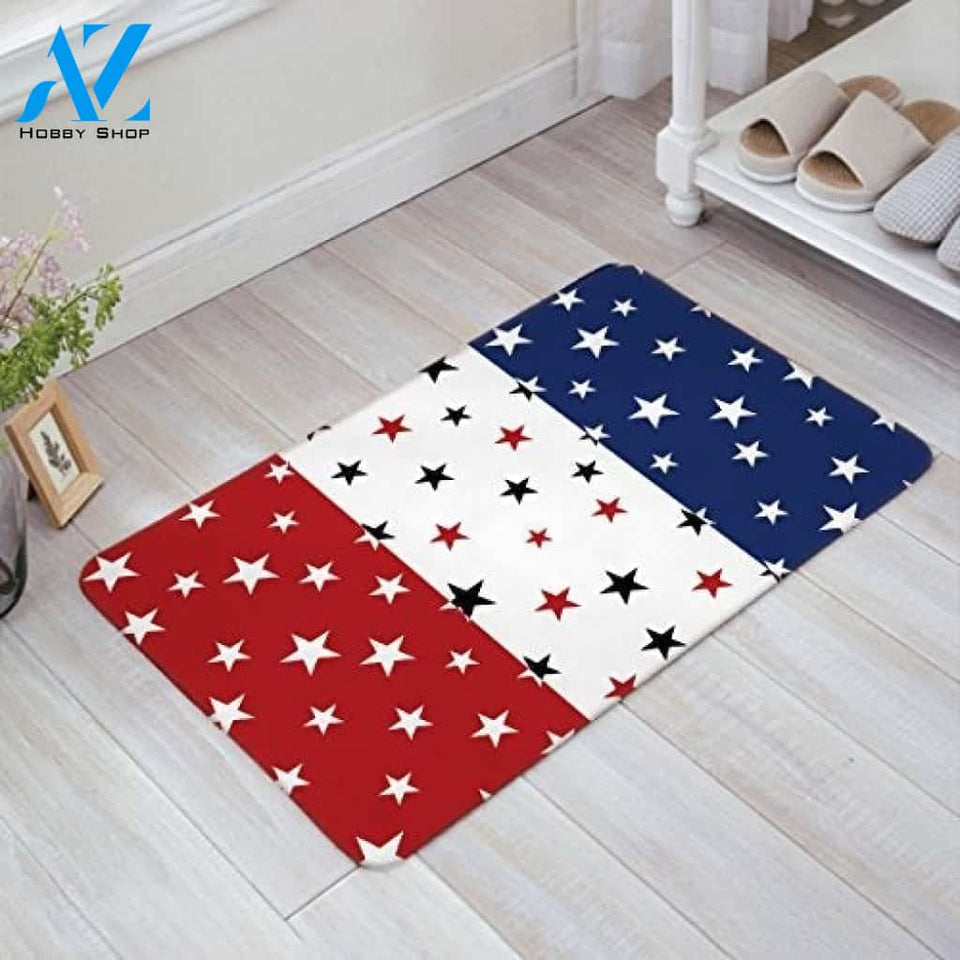 Amazing American Flag Doormat Indoor and Outdoor Doormat Warm House Gift Welcome Mat Gift for Friend Family