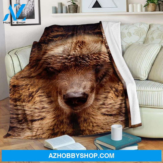 Amazing Bear Fleece Blanket