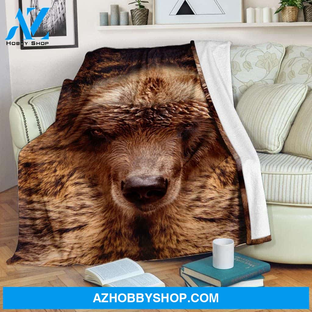 Amazing Bear Fleece Blanket