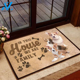 Amazing Cardigan Welsh Corgi Family - Dog Doormat | Welcome Mat | House Warming Gift