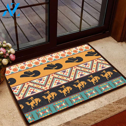 Amazing Cowboy Doormat | Welcome Mat | House Warming Gift