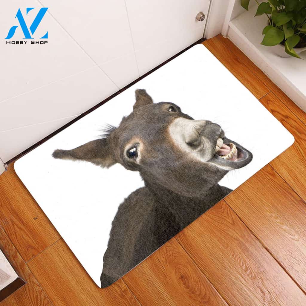 Amazing Donkey Doormat Welcome Mat House Warming Gift Home Decor Funny Doormat Gift Idea