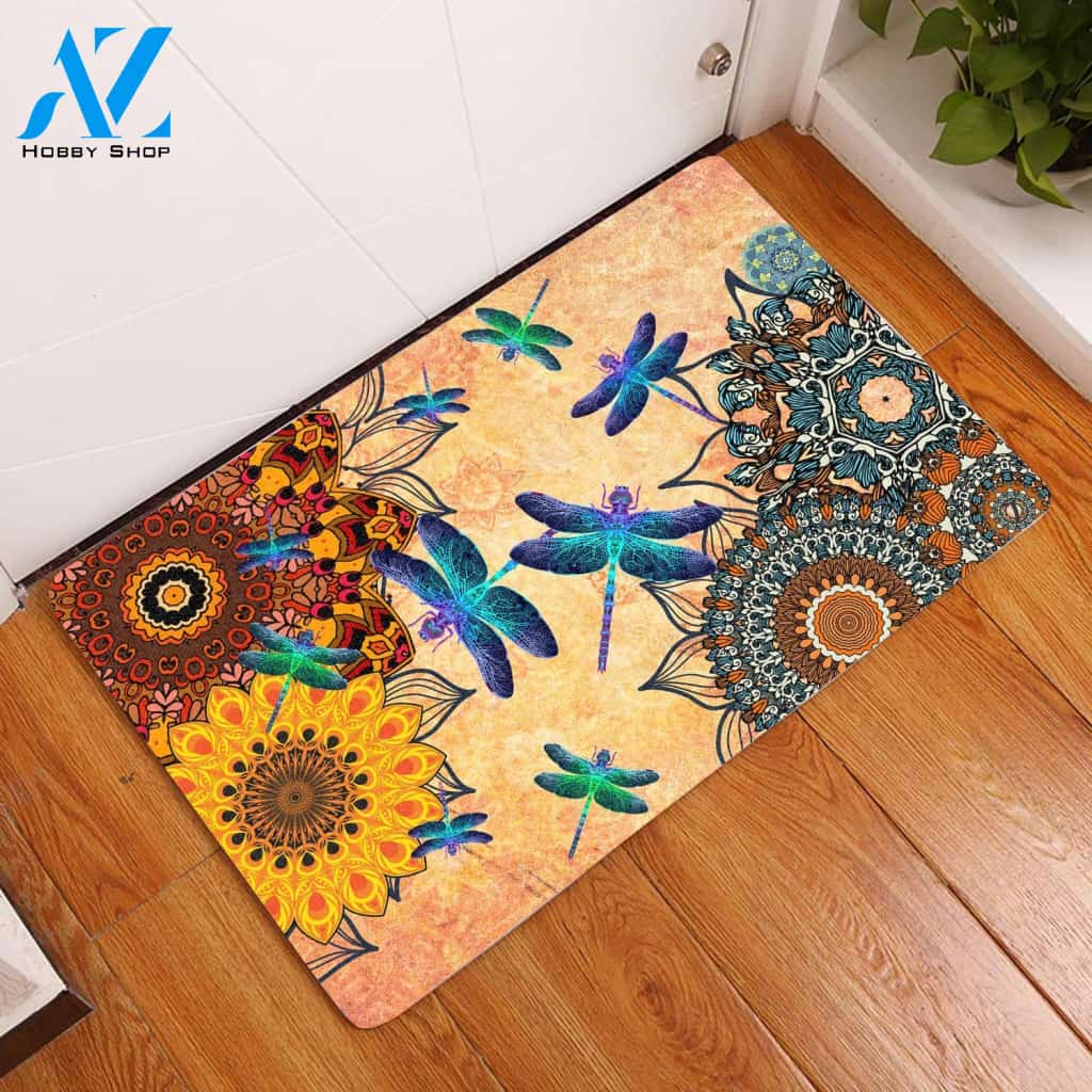 Amazing Dragonfly Doormat | Welcome Mat | House Warming Gift