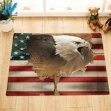Amazing Eagle America Flag Welcome Mat House Warming Gift Home Decor Gift For Bird Lovers Funny Doormat Gift Idea