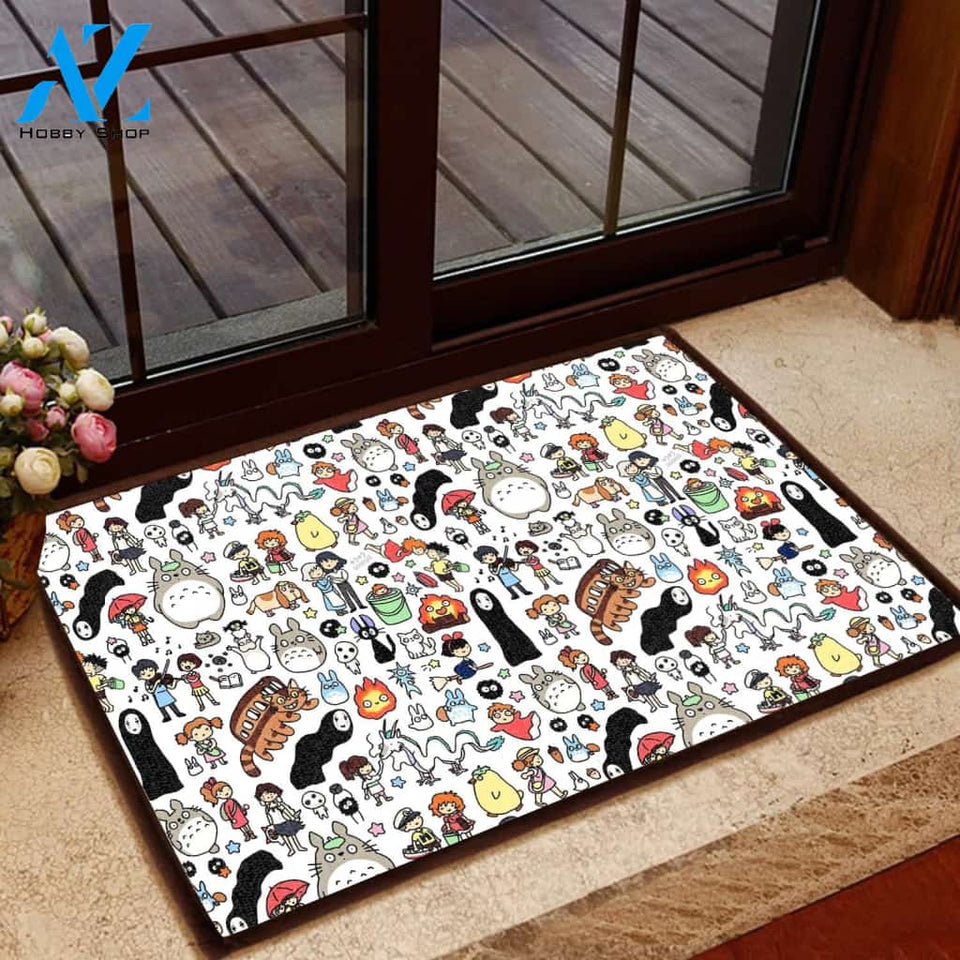Amazing Ghibli Doormat Welcome Mat House Warming Gift Home Decor Funny Doormat Gift Idea