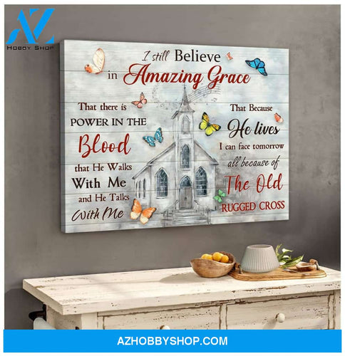 Zalooo Amazing Grace Butterfly Wall Art Canvas