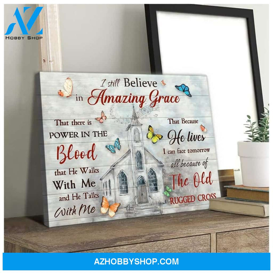 Zalooo Amazing Grace Butterfly Wall Art Canvas
