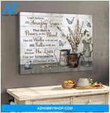 Amazing Grace Butterfly Worship Songs Canvas Wall Art