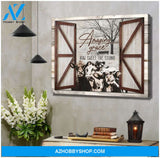 Amazing Grace Farm Cows Canvas Wall Art Decor, Wall Decor Visual Art