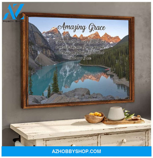Ohcanvas Amazing Grace Moraine Lake Canvas Wall Art Decor