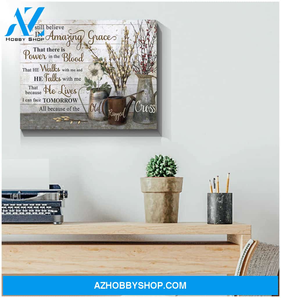 Amazing Grace Worship Songs Canvas Wall Art