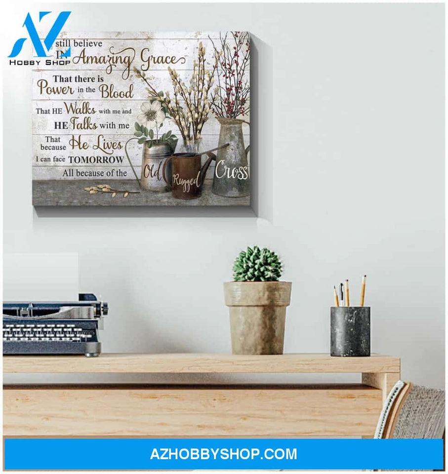 Amazing Grace Worship Songs Canvas Wall Art