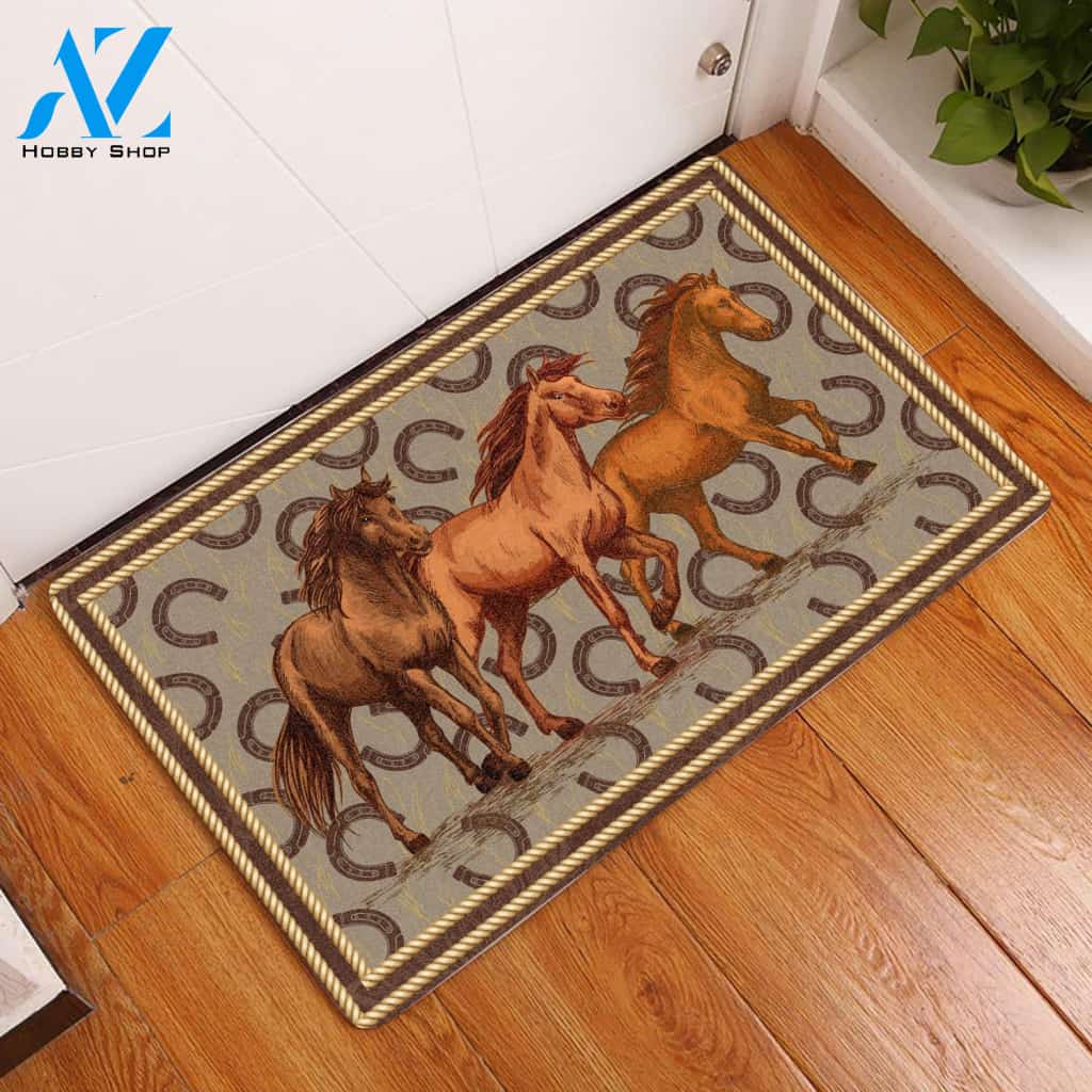 Amazing Horse Doormat Welcome Mat House Warming Gift Home Decor Funny Doormat Gift Idea