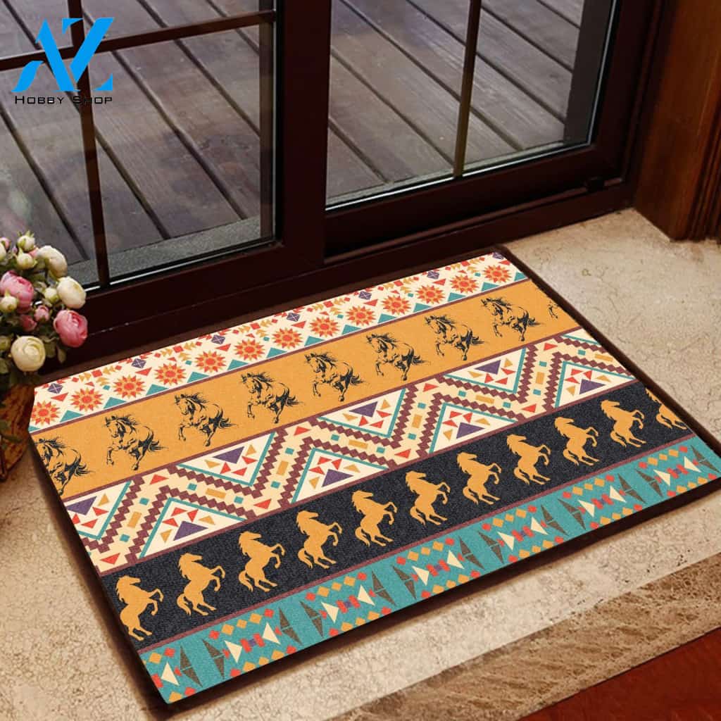 Amazing Horse Pattern - Door Mat | Welcome Mat | House Warming Gift