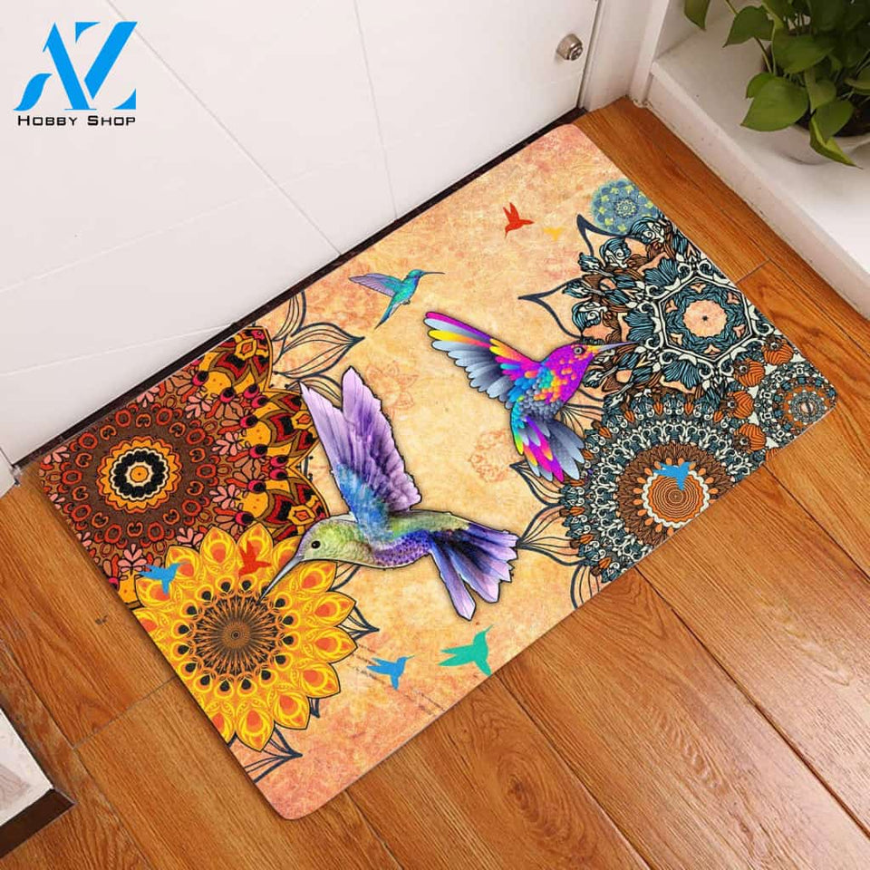 Amazing Hummingbird HT12819 - Door Mat | Welcome Mat | House Warming Gift