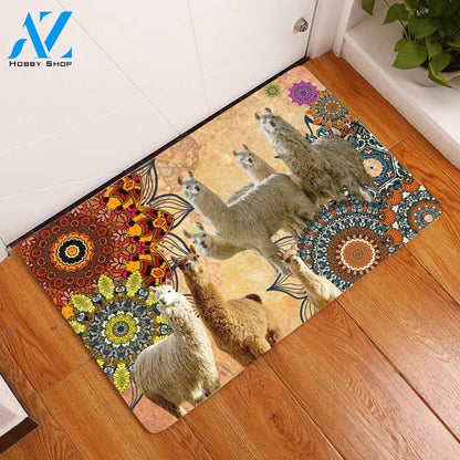 Amazing Llama Doormat Welcome Mat House Warming Gift Home Decor Funny Doormat Gift Idea
