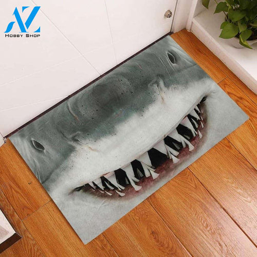 Amazing Love sharks Sharks Doormat Welcome Mat House Warming Gift Home Decor Funny Doormat Gift Idea