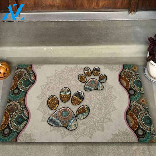 Amazing Lovely Paw Dog Doormat Welcome Mat House Warming Gift Home Decor Gift For Dog Lovers Funny Doormat Gift Idea