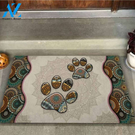 Amazing Lovely Paw Dog Doormat Welcome Mat House Warming Gift Home Decor Gift For Dog Lovers Funny Doormat Gift Idea
