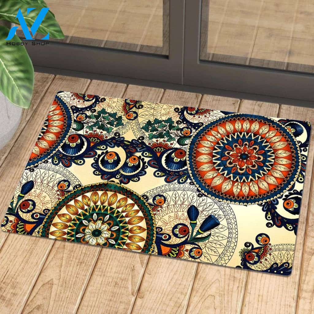 Amazing Mandala Boho Doormat 46 Welcome Mat House Warming Gift Home Decor Funny Doormat Gift Idea
