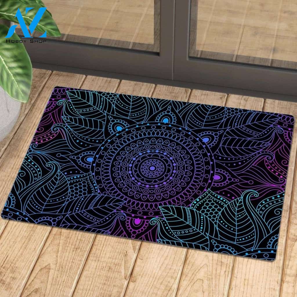 Amazing Mandala Doormat 3 Welcome Mat House Warming Gift Home Decor Funny Doormat Gift Idea
