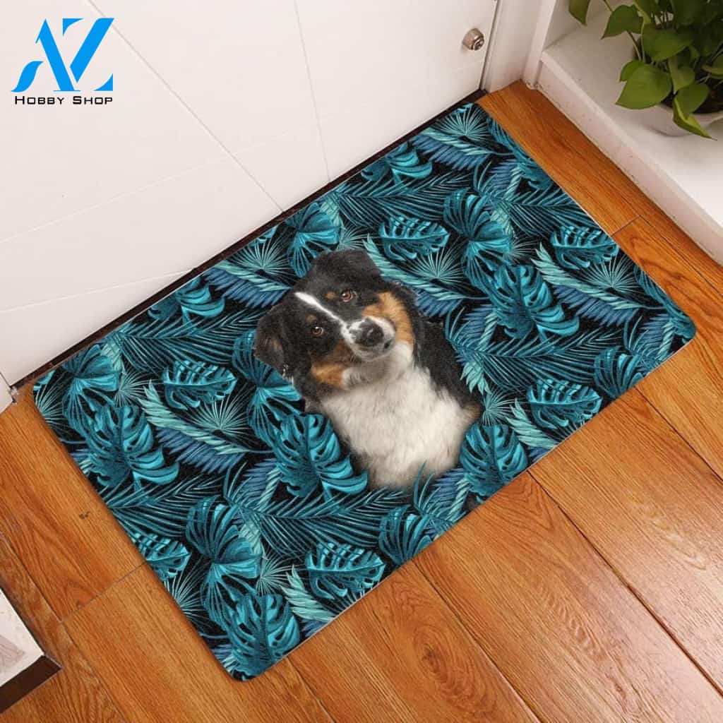 Amazing Miniature Australian Shepherd Dog Doormat