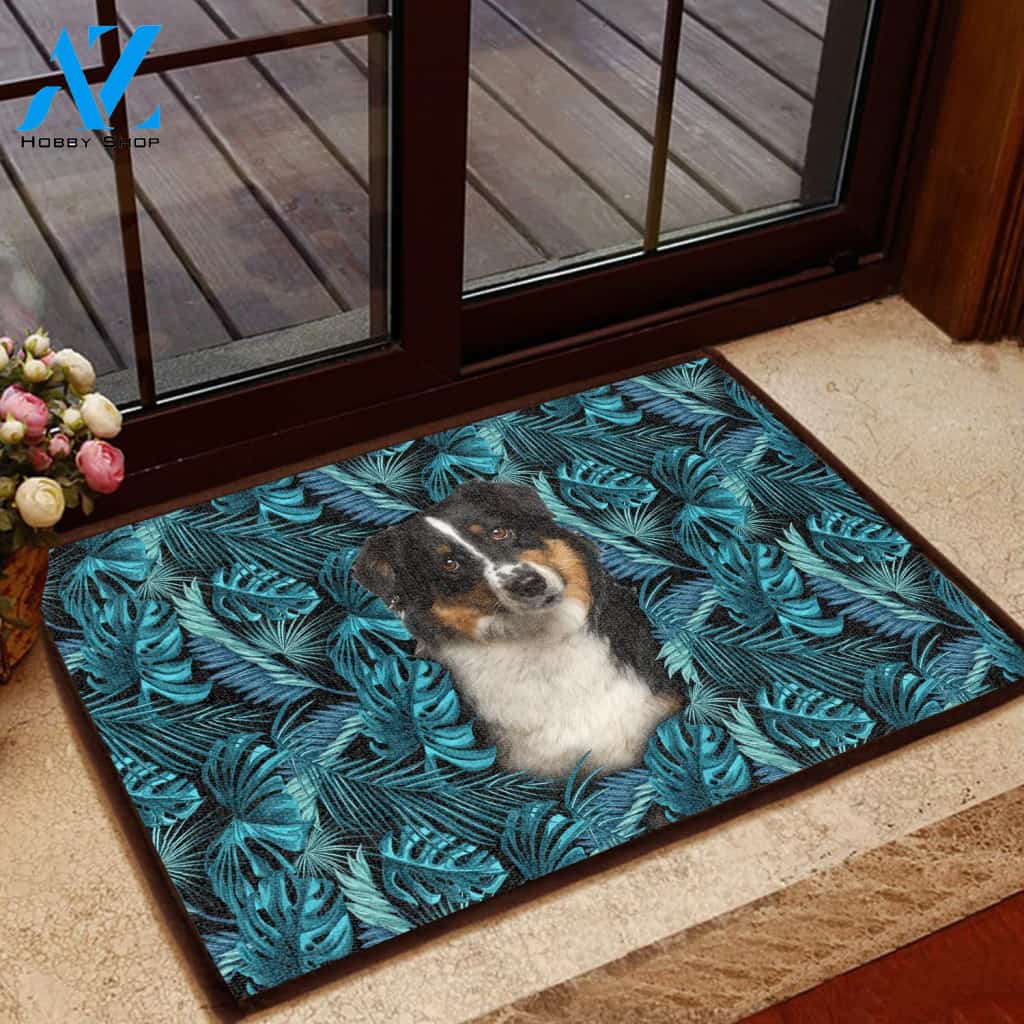 Amazing Miniature Australian Shepherd - Dog Doormat | Welcome Mat | House Warming Gift