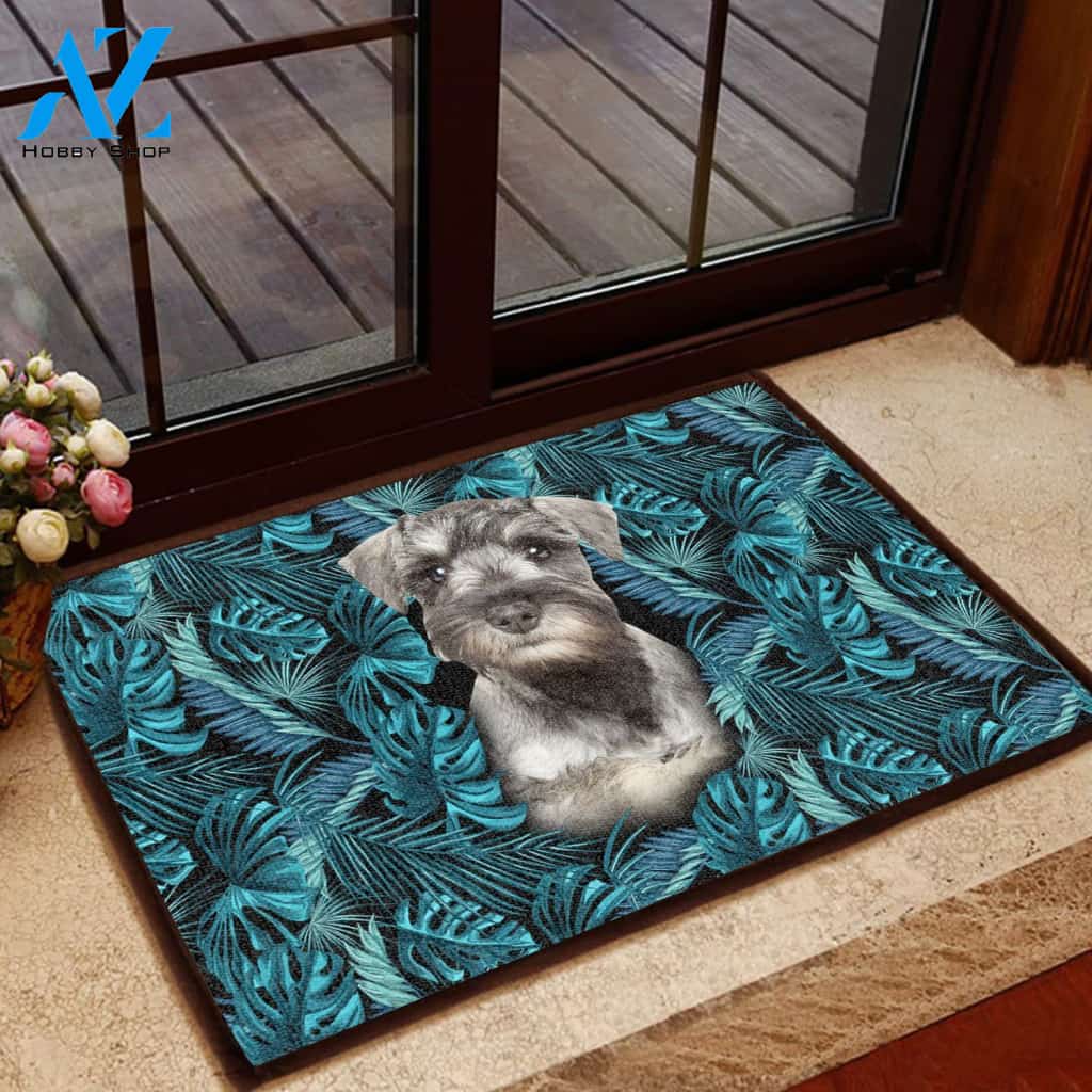 Amazing Miniature Schnauzer - Dog Doormat | Welcome Mat | House Warming Gift