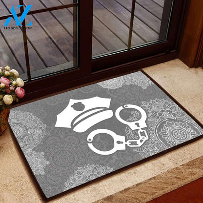 Amazing Police Doormat Welcome Mat House Warming Gift Home Decor Funny Doormat Gift Idea