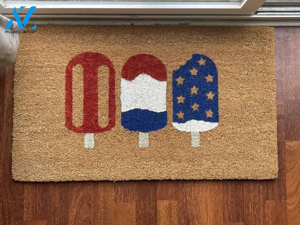 Amazing Popsicle Doormat Welcome Mat House Warming Gift Home Decor Funny Doormat Gift Idea