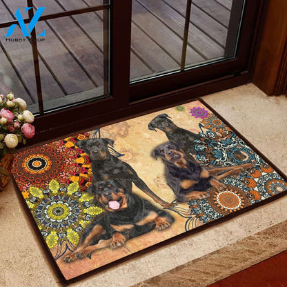 Amazing Rottweiler - Dog Doormat | Welcome Mat | House Warming Gift