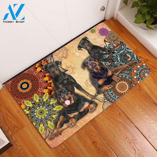 Amazing Rottweiler HT13805 - Door Mat | Welcome Mat | House Warming Gift