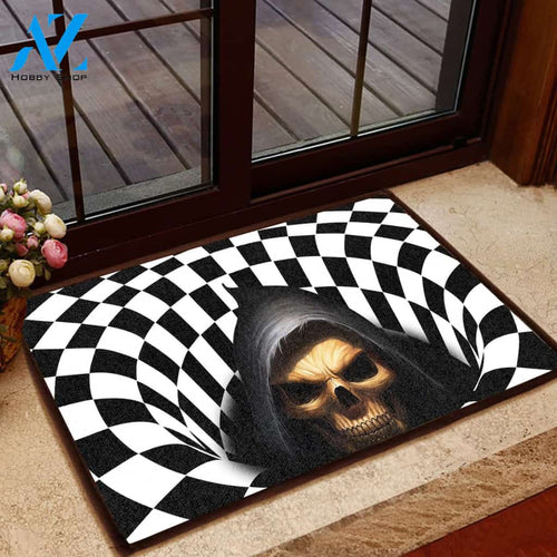 Amazing Skull Reaper Doormat Welcome Mat House Warming Gift Home Decor Funny Doormat Gift Idea